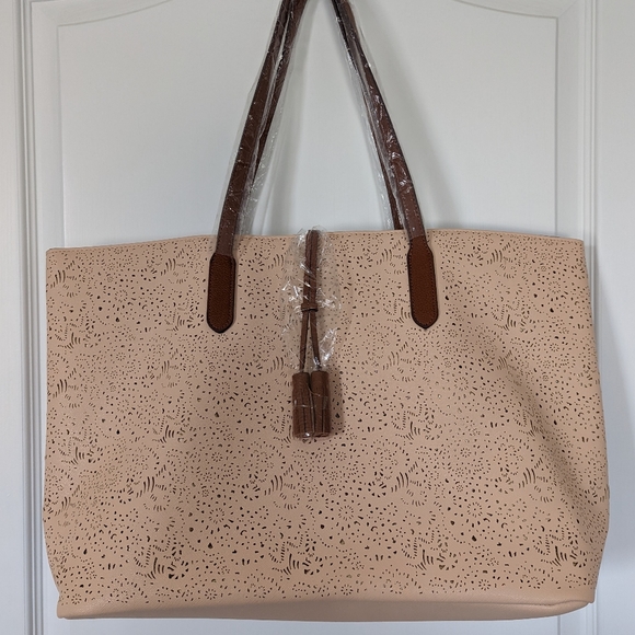 None Handbags - Light Pink Tote Bag